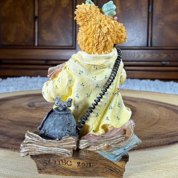 Vintage Boyds Bears Ineeda Break Overworked Bearstone Collection Figurine - Picture 5 of 11